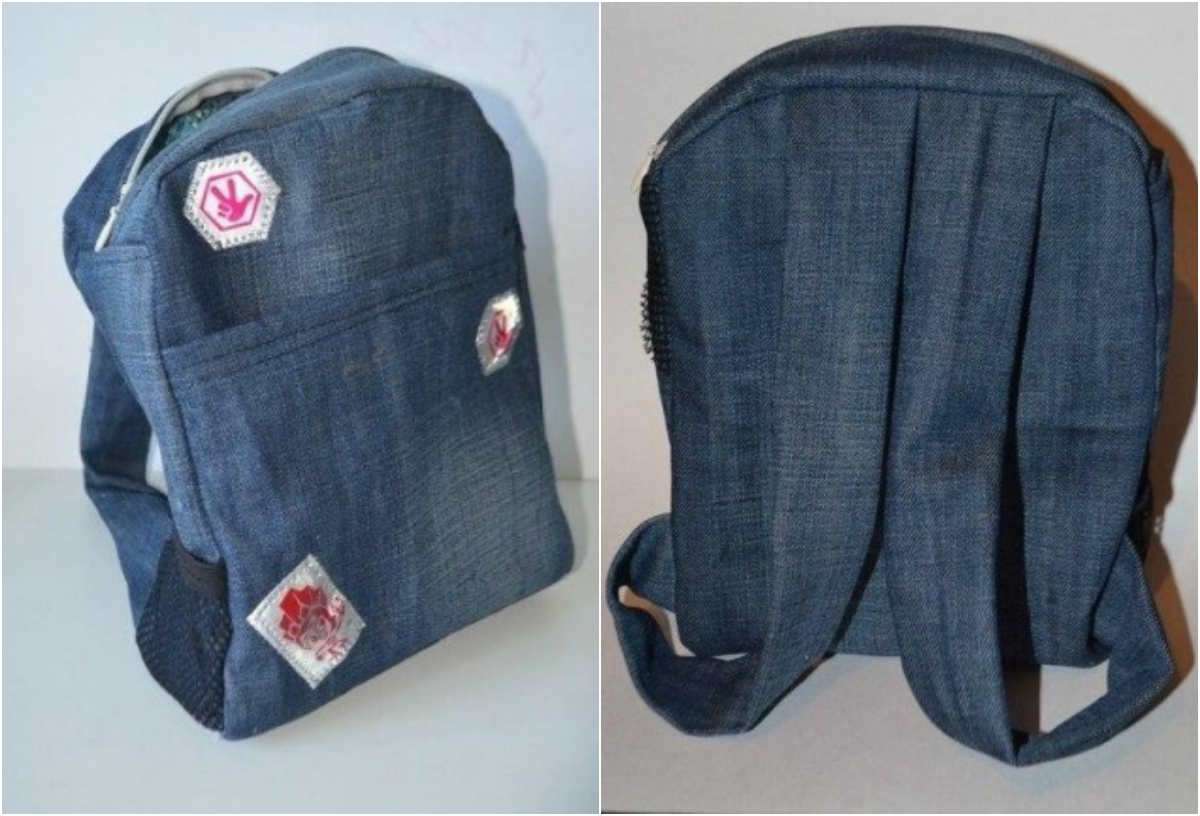 Как сшить рюкзак своими руками из старых джинс пошагово
